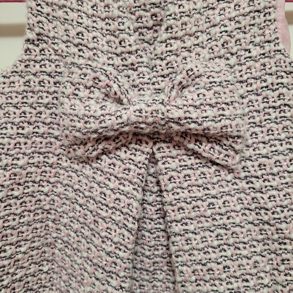 💥 3/$24 Sweetheart Tweed Sleeveless Dress with Bow‎ - Picture 2 of 5